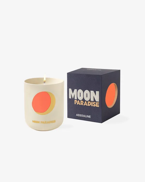 Travel From Home|Assouline Moon Paradise - Travel From Home Candle