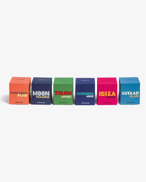 Travel From Home|Assouline Travel From Home Scented Candle Set